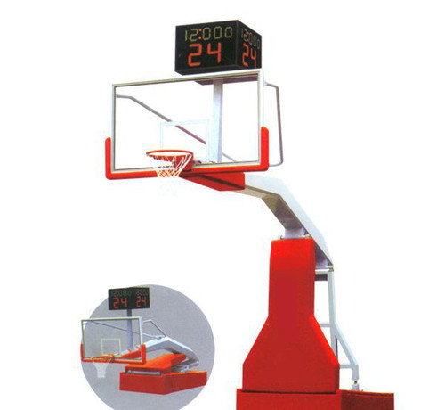 豪华型电动液压遥控篮球架（计时,24秒另配）